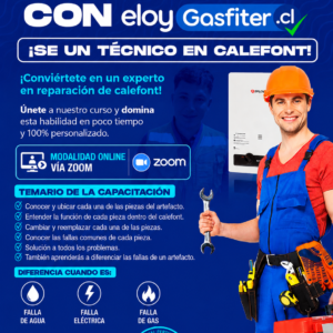 APRENDE A REPARAR CALEFONT CON ELOYGASFITER SABADO 04 DE JULIO A LAS 19:00HRS VIA ZOOM